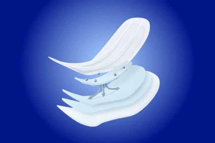 MoliCare® absorbent materials and layered technology designed for effective leakage protection.