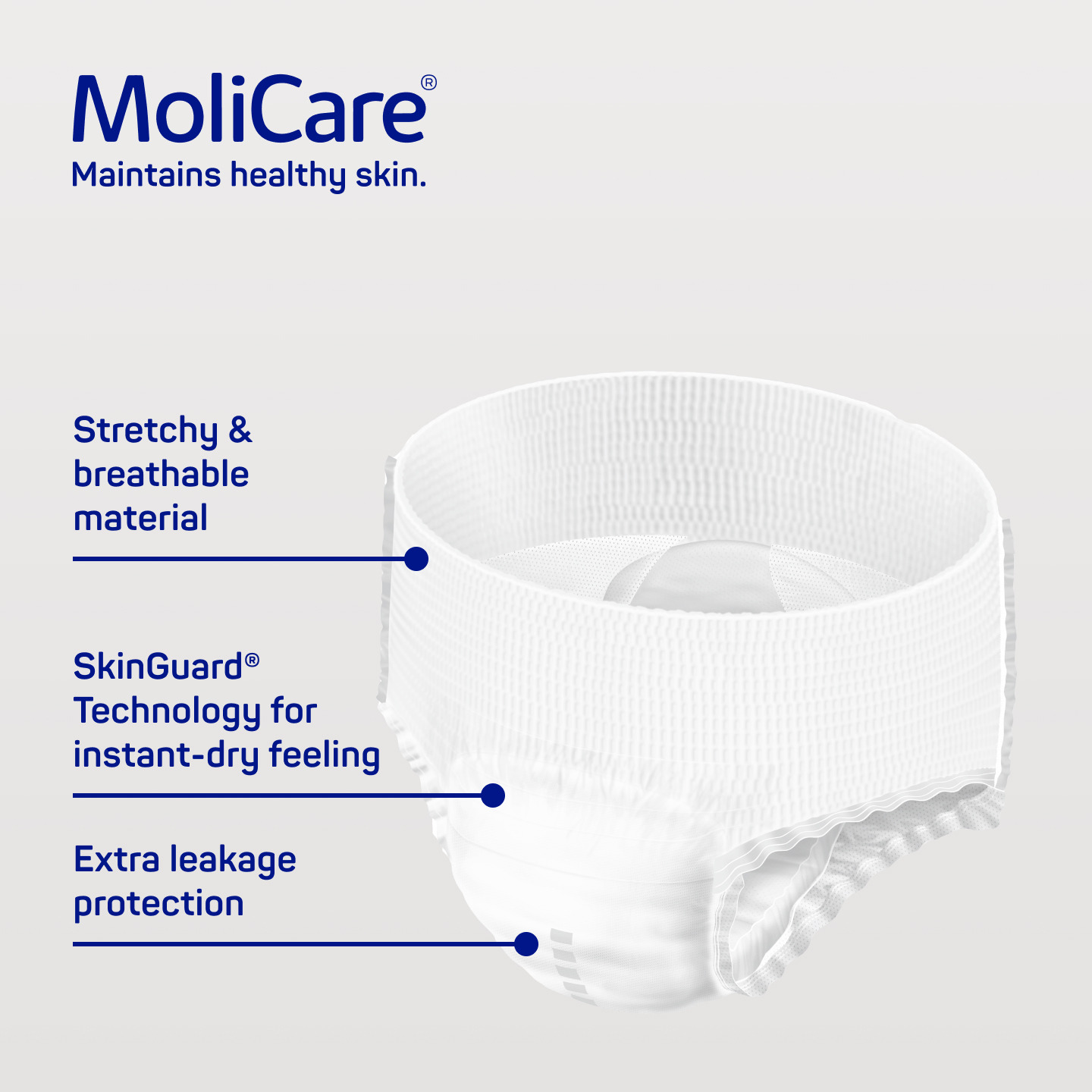 MoliCare absorbent underwear for both men and women